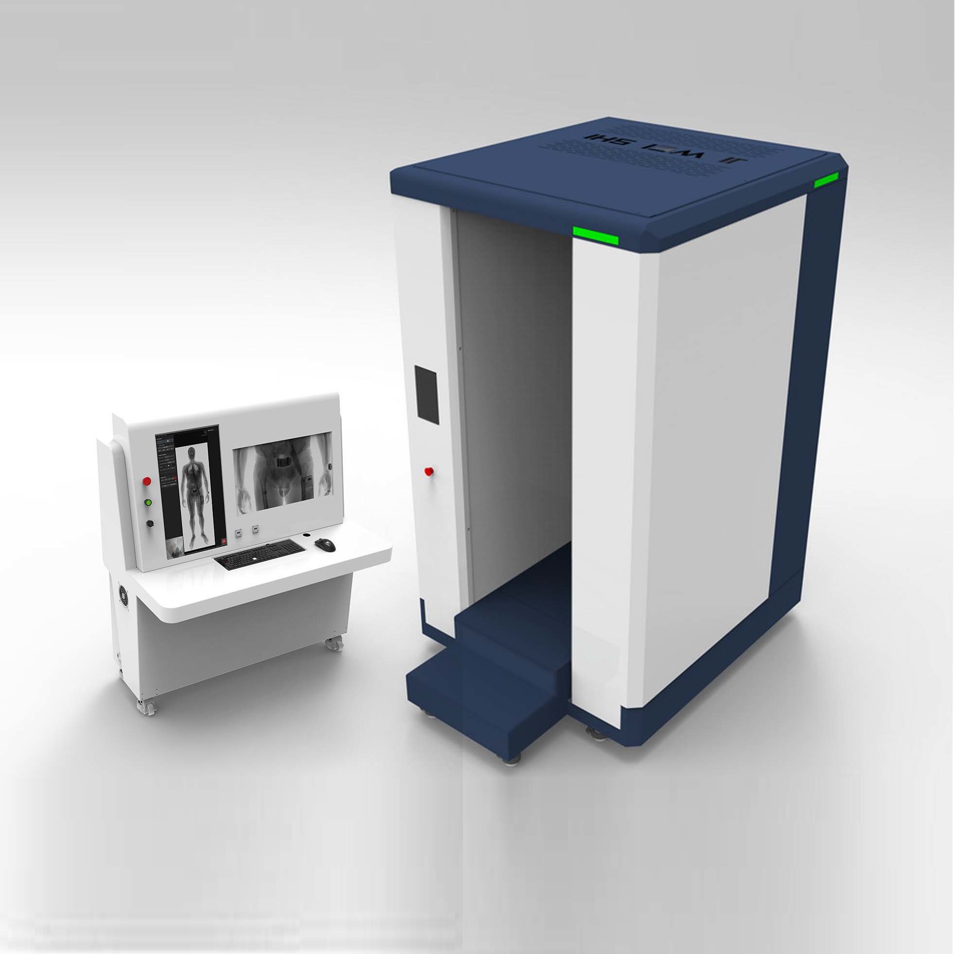 X Ray Body Security Scanner Metal Body Scanner 220VAC With 3D Facial ...