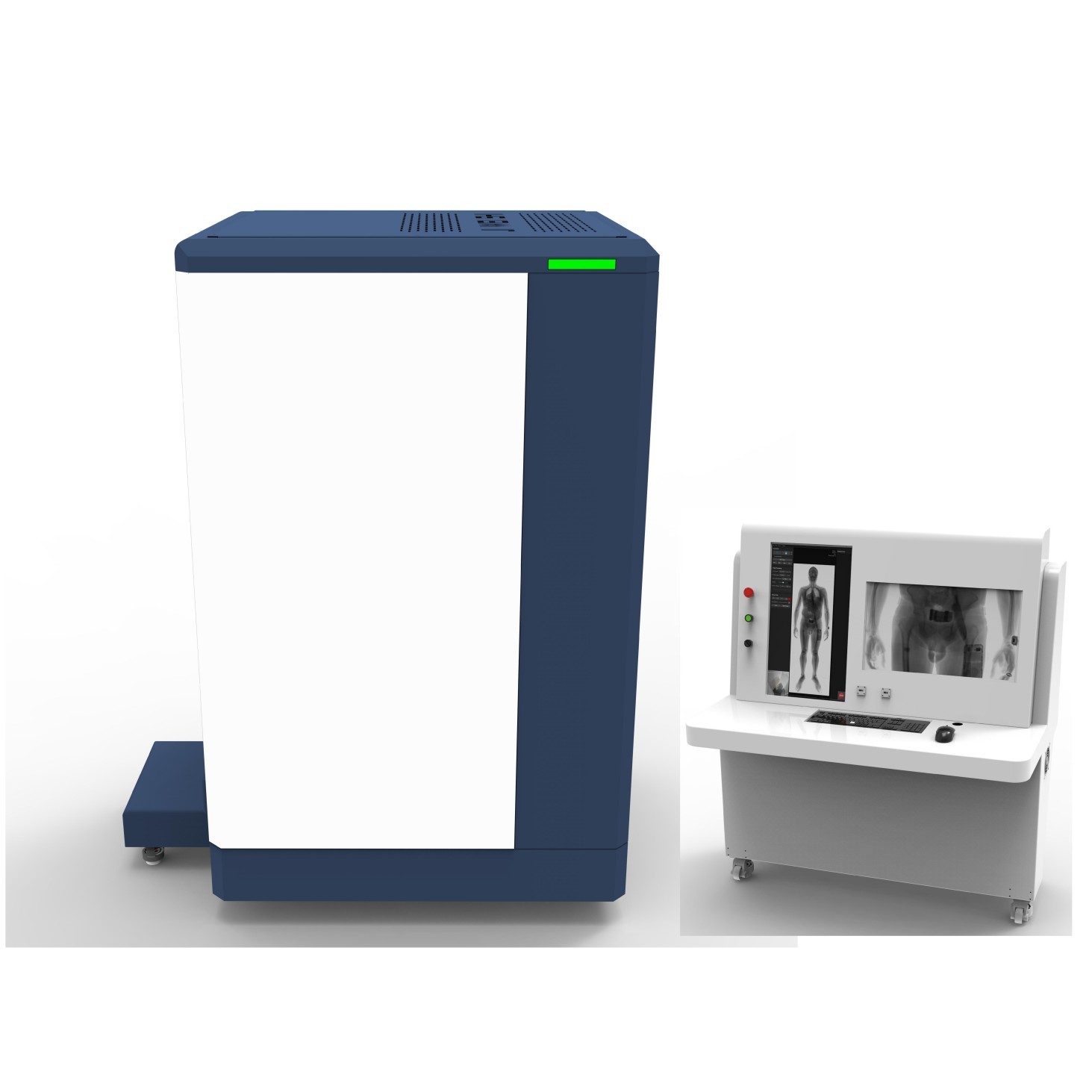 Scan Detection Machine Adjustable Security Body Scanner Machine Mobile Deployment 38 AWG ...