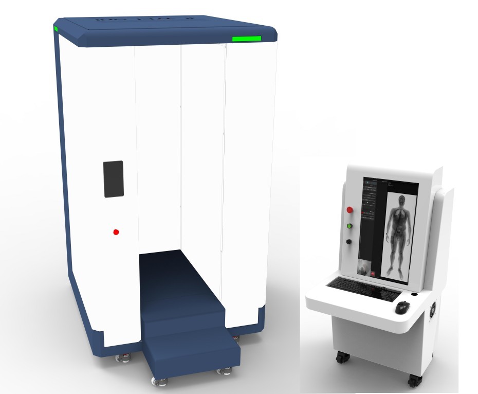 High Security Full Body Scanner Micro Dose X Ray With Facial Recognition