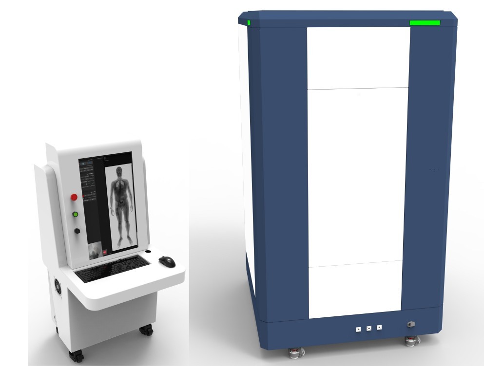 Dual View X Ray Body Scanner Non Intrusive For Railway Stations