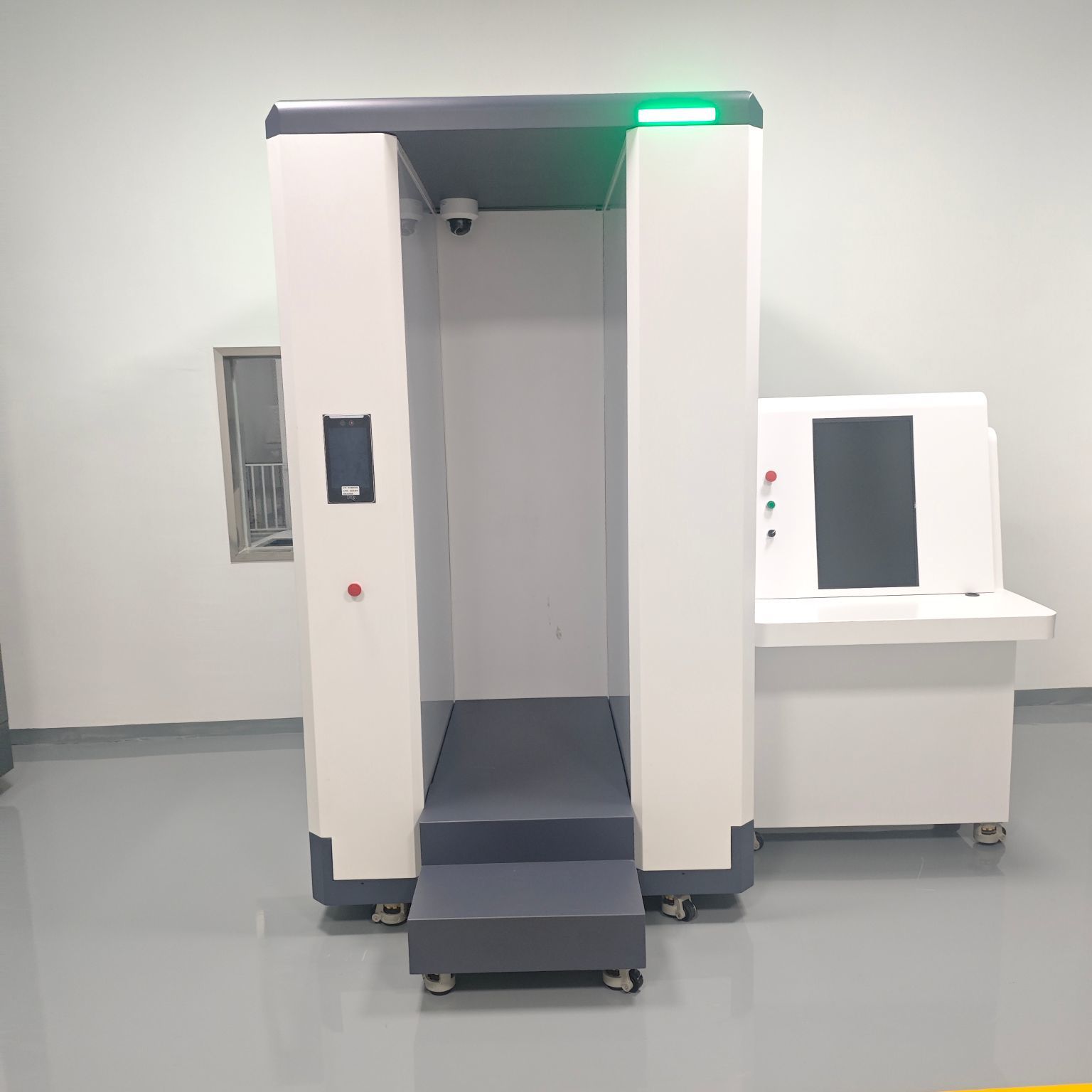 Single View Security Body Scanner 120kV Mobile Deployment For Drug ...